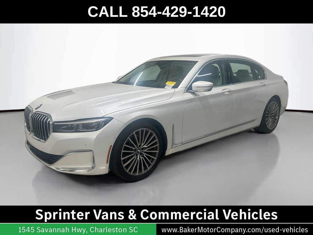 Used 2021 BMW 740i w/ Premium Package RWD image 1