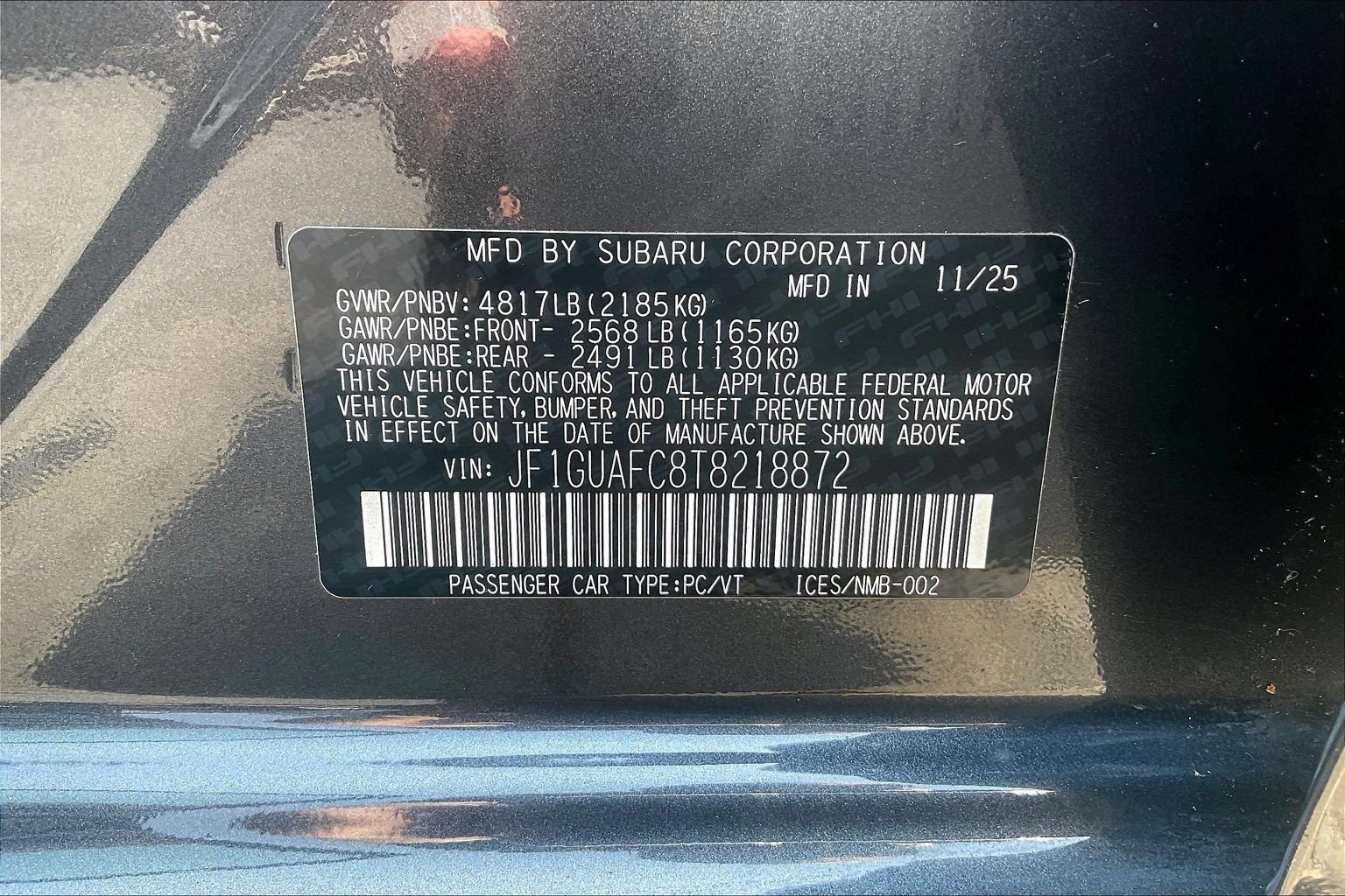 Certified 2026 Subaru Impreza 2.0i Sport AWD/4WD image 33