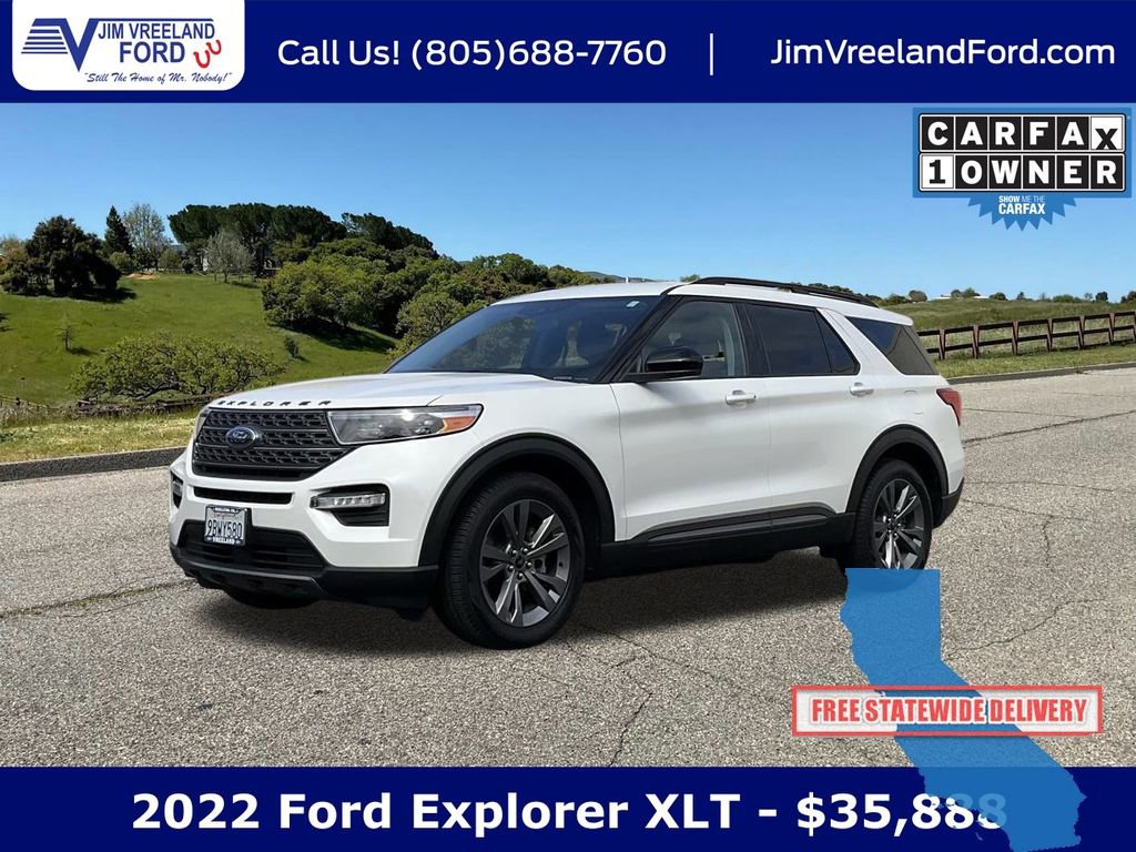 Used 2022 Ford Explorer XLT w/ Equipment Group 202A
