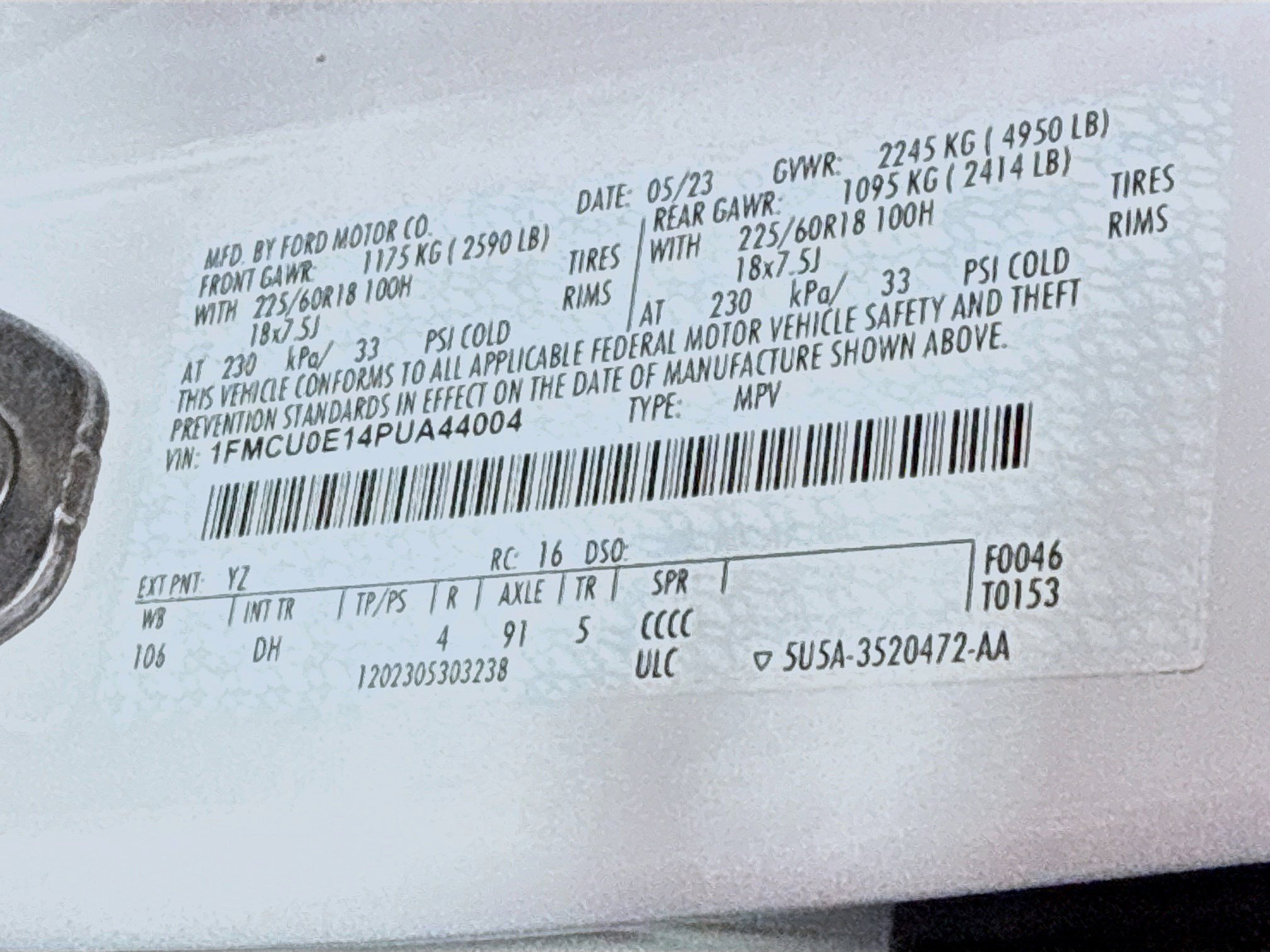 Used 2023 Ford Escape SE w/ PHEV Premium Package FWD image 40