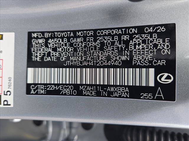 New 2026 Lexus UX 300h FWD w/ Accessory Package (2T) image 17