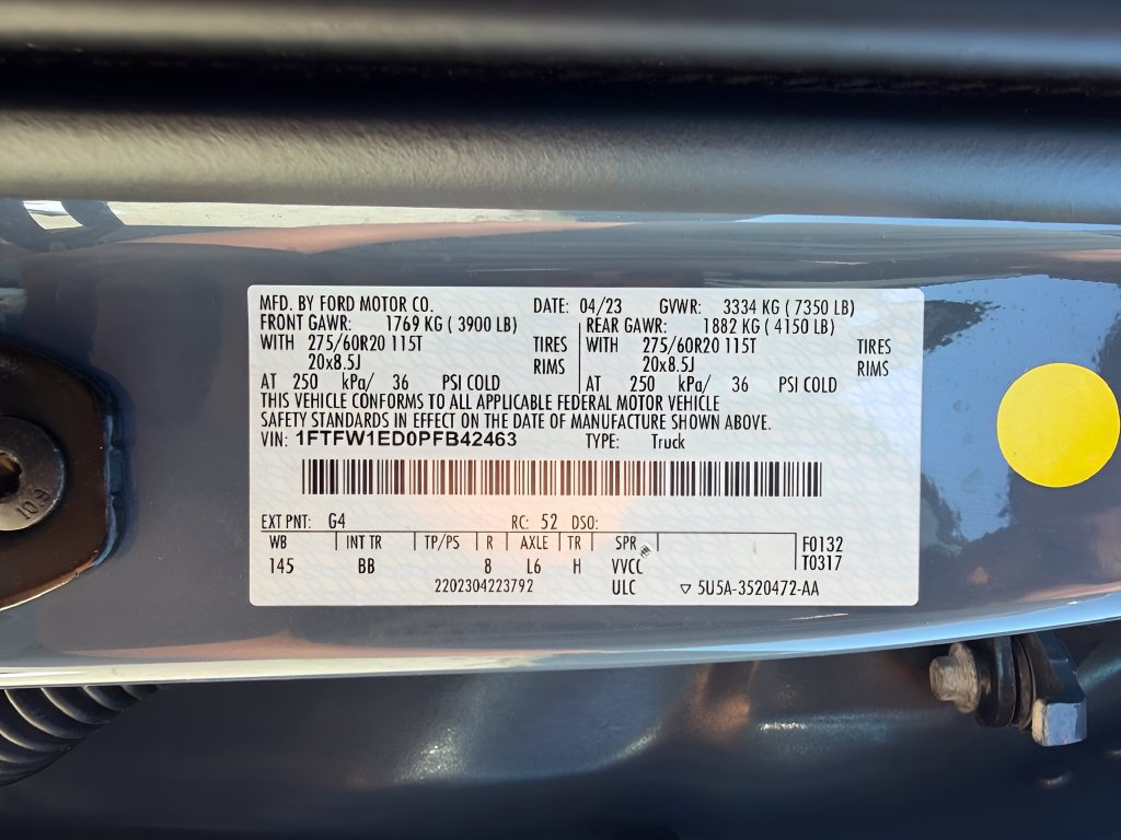 Used 2023 Ford F150 Platinum w/ Equipment Group 701A High AWD/4WD image 40