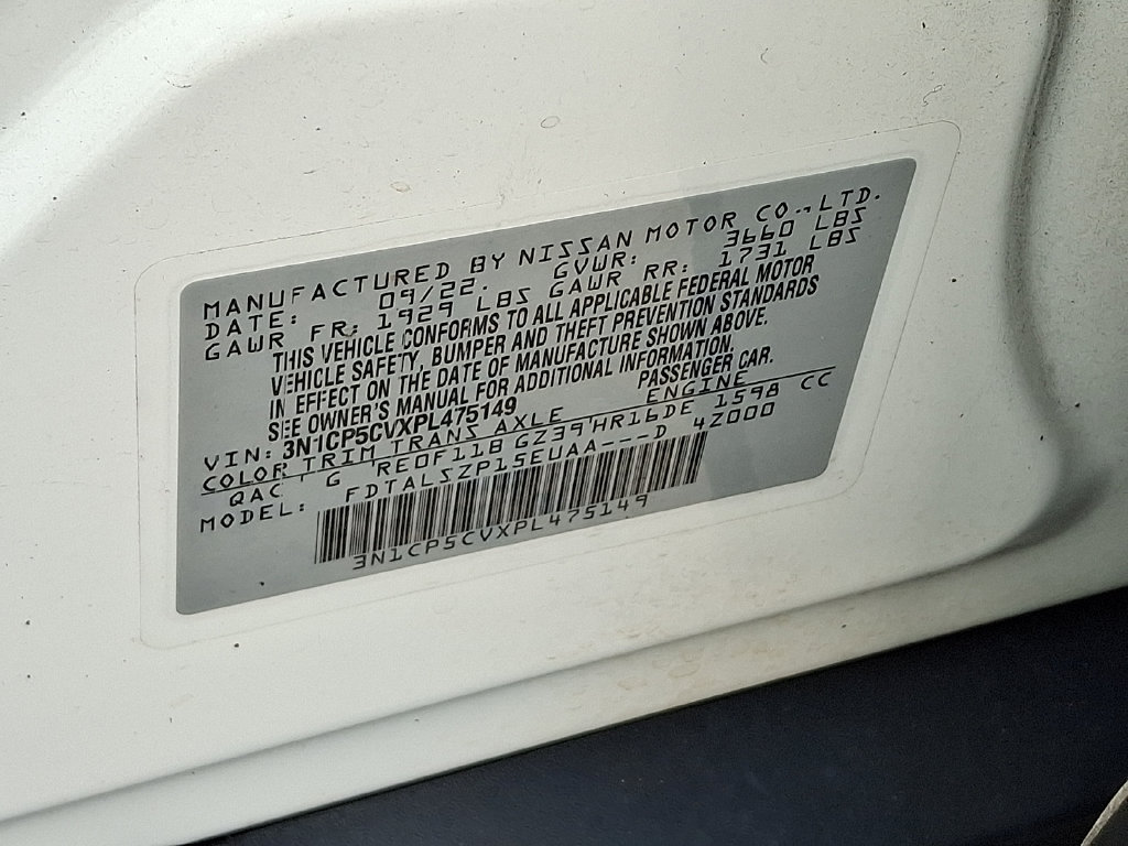 Used 2023 Nissan Kicks SV w/ Interior Electronics Package FWD image 27