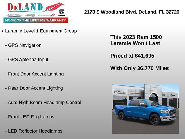 Used 2023 RAM 1500 Laramie image 13
