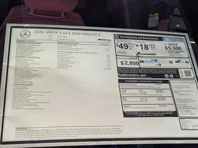 New 2026 Mercedes-Benz S 63 AMG S image 19
