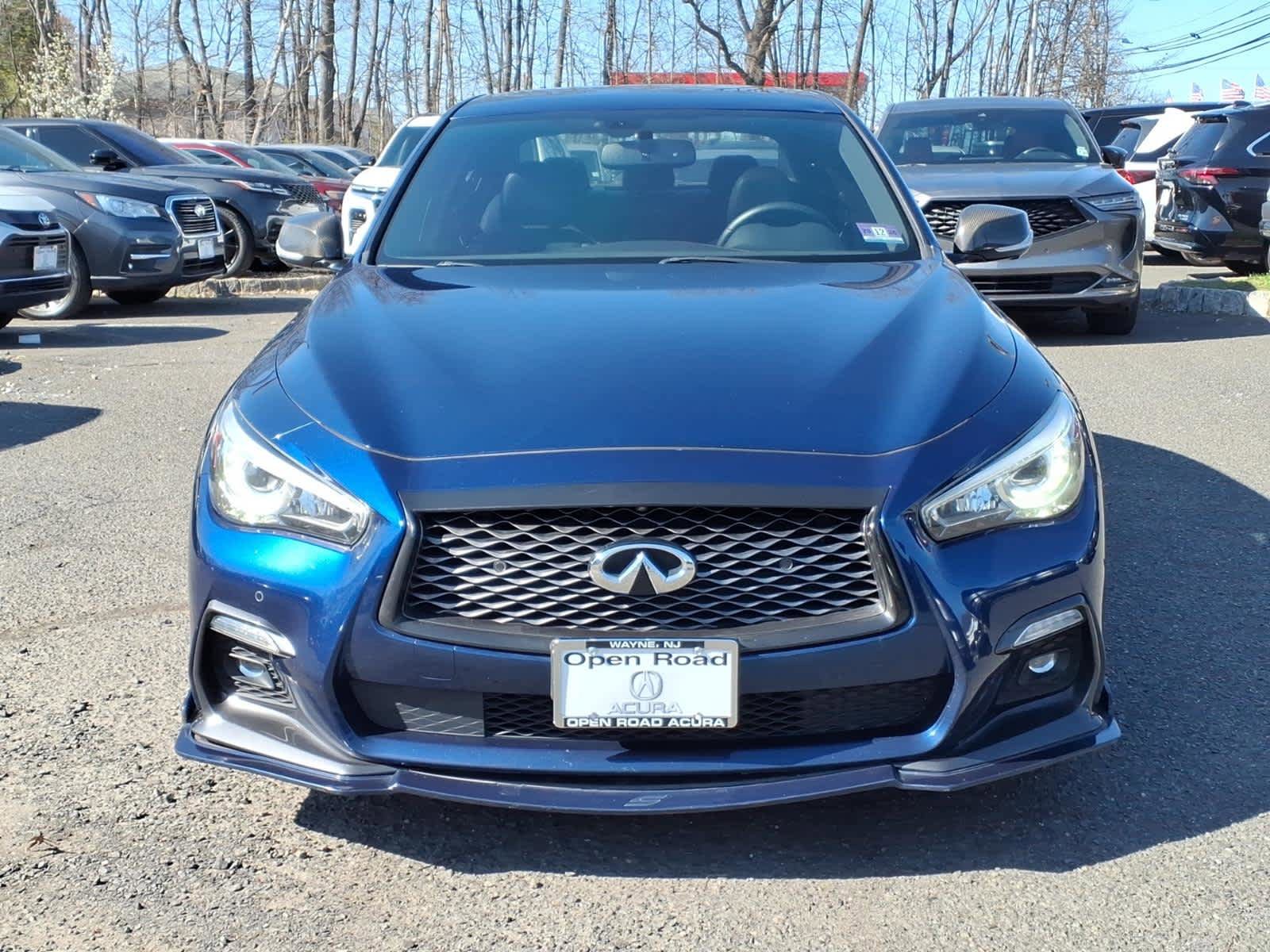 Used 2019 INFINITI Q50 Red Sport 400 w/ Sensory Package AWD/4WD image 2