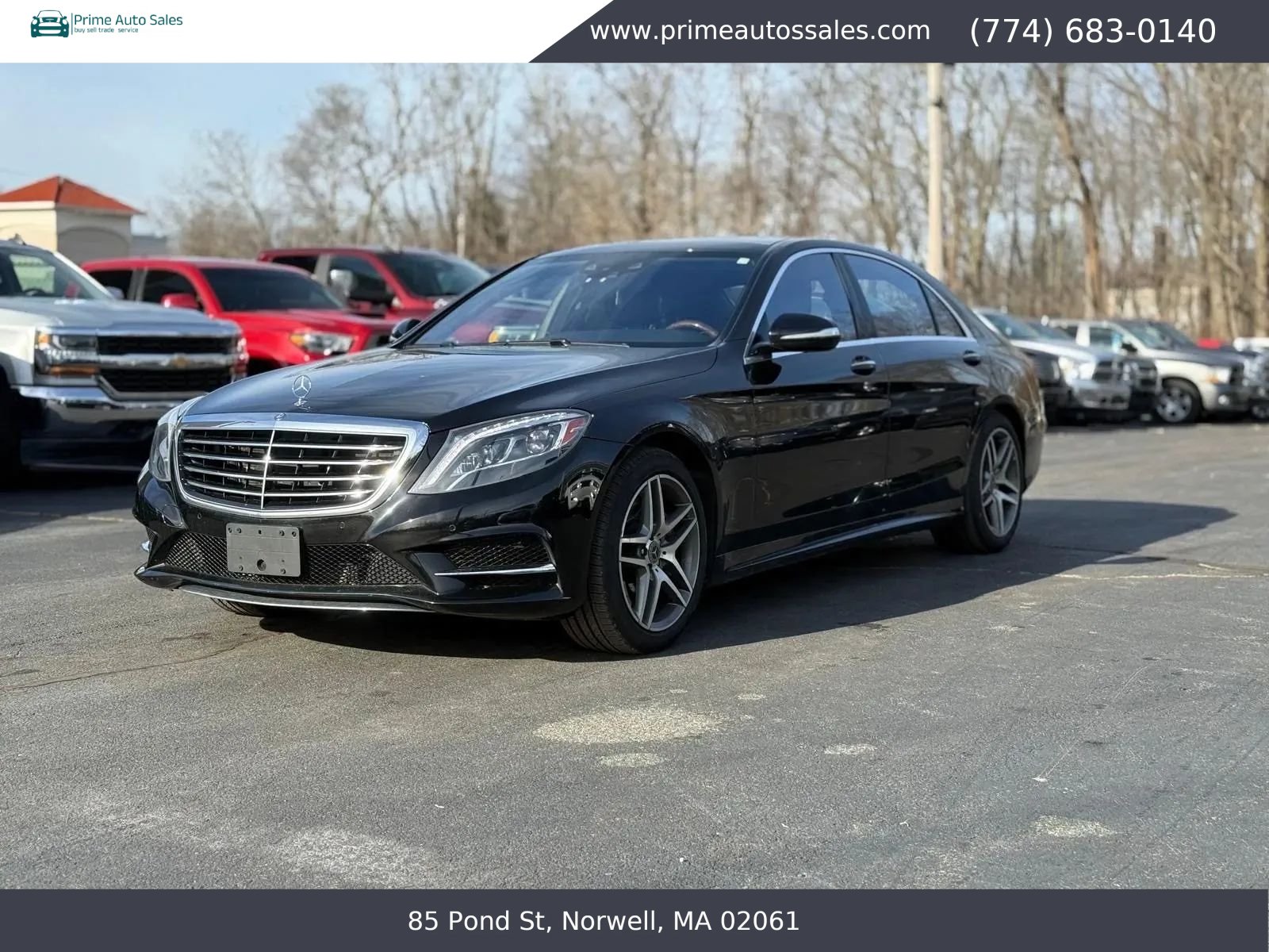 Used 2015 Mercedes-Benz S 550 4MATIC Sedan image 4