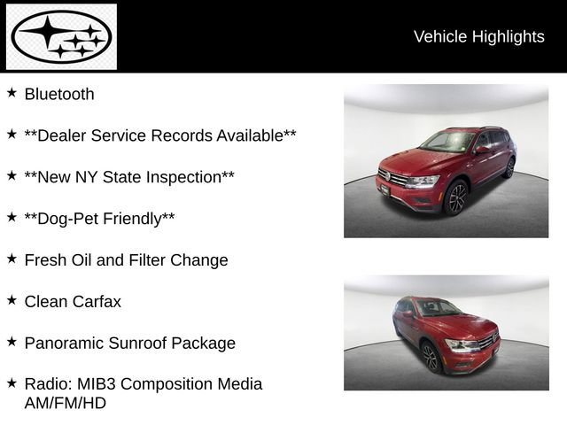 Used 2021 Volkswagen Tiguan SE w/ Panoramic Sunroof Package AWD/4WD image 11