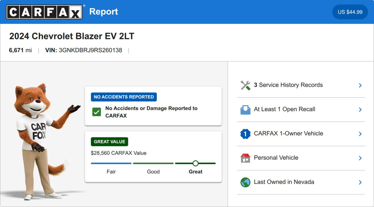 Used 2024 Chevrolet Blazer EV LT AWD/4WD image 5