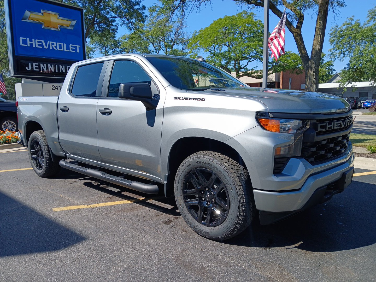 New 2026 Chevrolet Silverado 1500 Custom w/ Turbomax Blackout Package