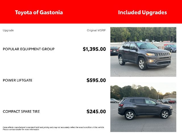 Used 2018 Jeep Compass Latitude w/ Popular Equipment Group FWD image 4