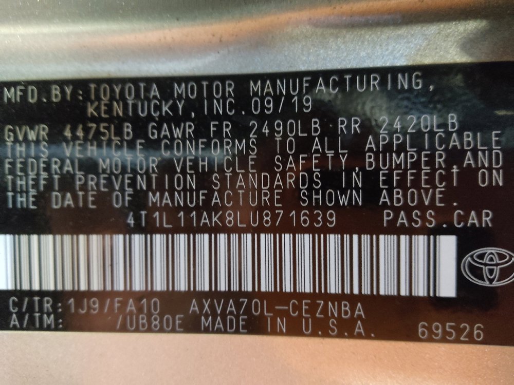 Used 2020 Toyota Camry LE w/ Convenience Package image 33