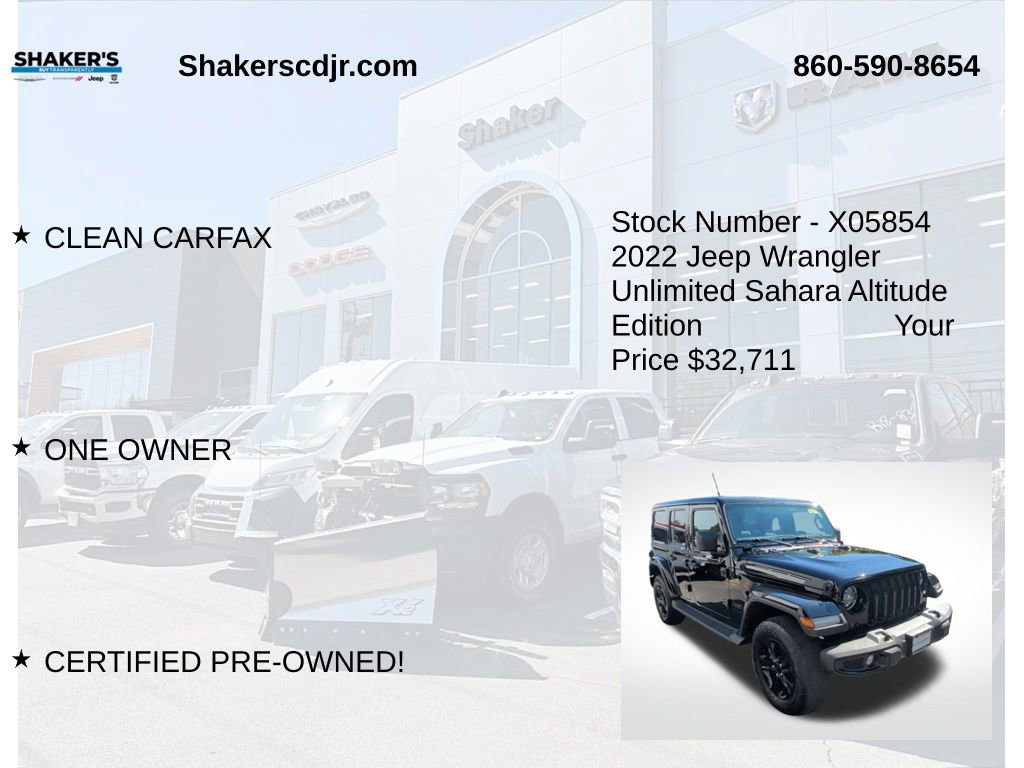 Used 2022 Jeep Wrangler Unlimited Sahara image 6
