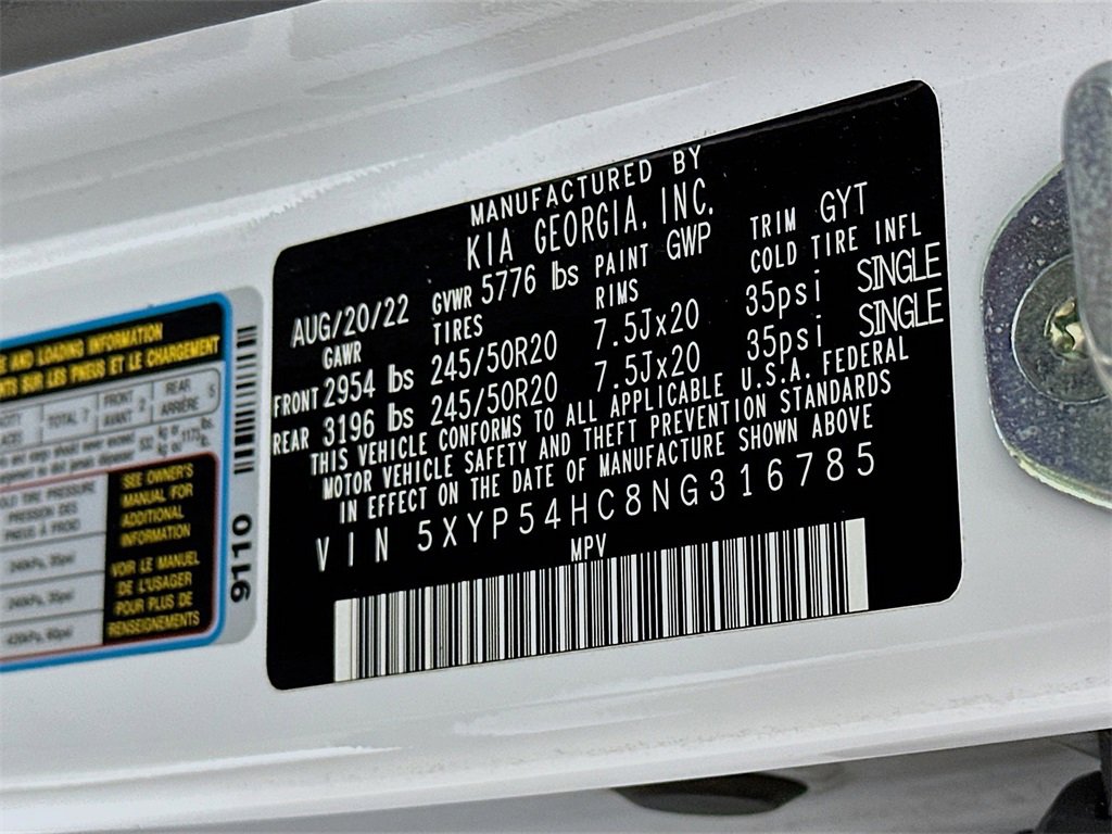 Certified 2022 Kia Telluride SX image 38