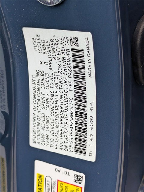 Used 2025 Honda Civic Sport image 36