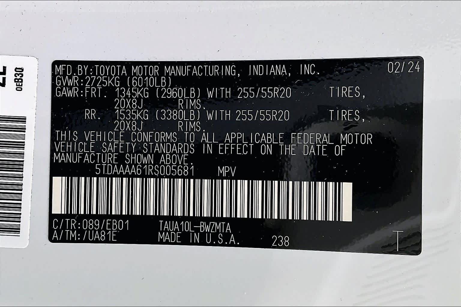 Used 2024 Lexus TX 350 FWD w/ Technology Package image 33