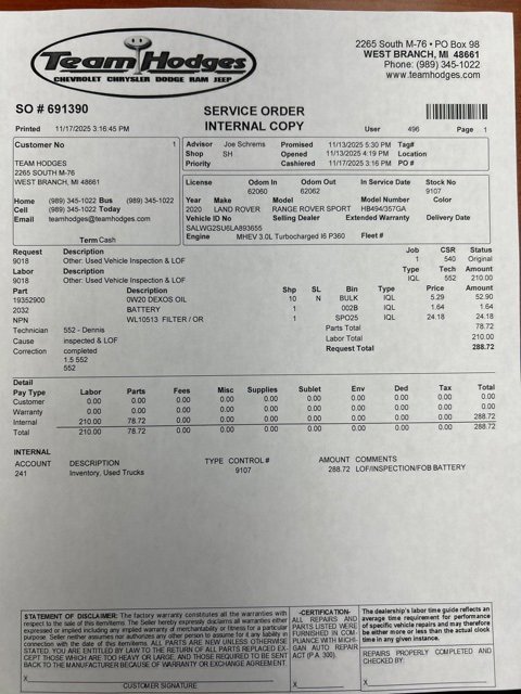 Used 2020 Land Rover Range Rover Sport SE image 3