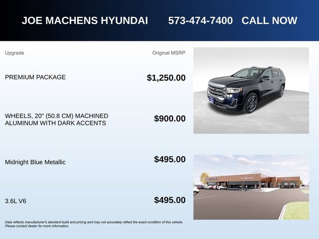 Used 2021 GMC Acadia SLT w/ Premium Package AWD/4WD image 5