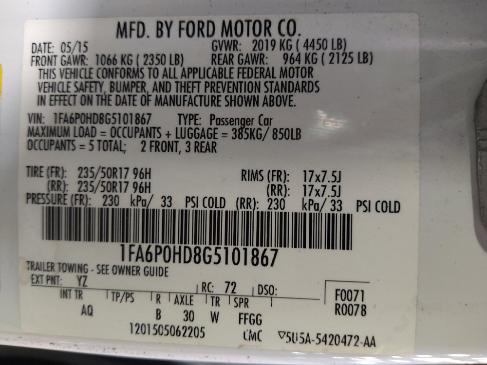 Used 2016 Ford Fusion SE FWD image 33