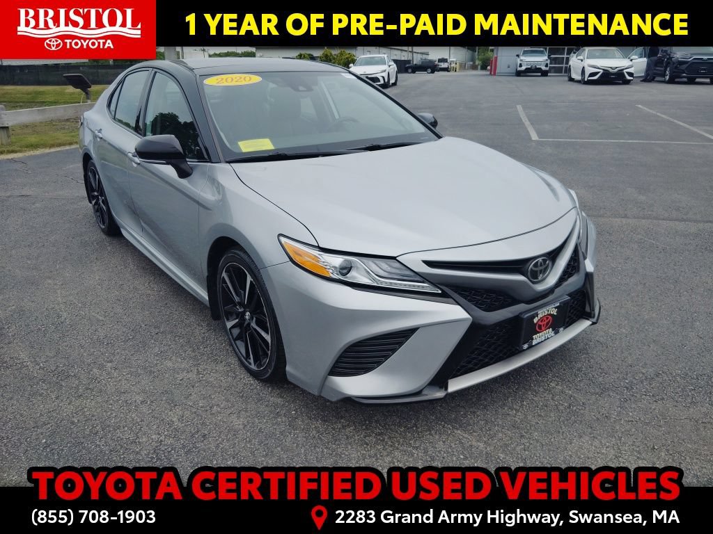 Certified 2020 Toyota Camry XSE w/ Navigation Package FWD image 1