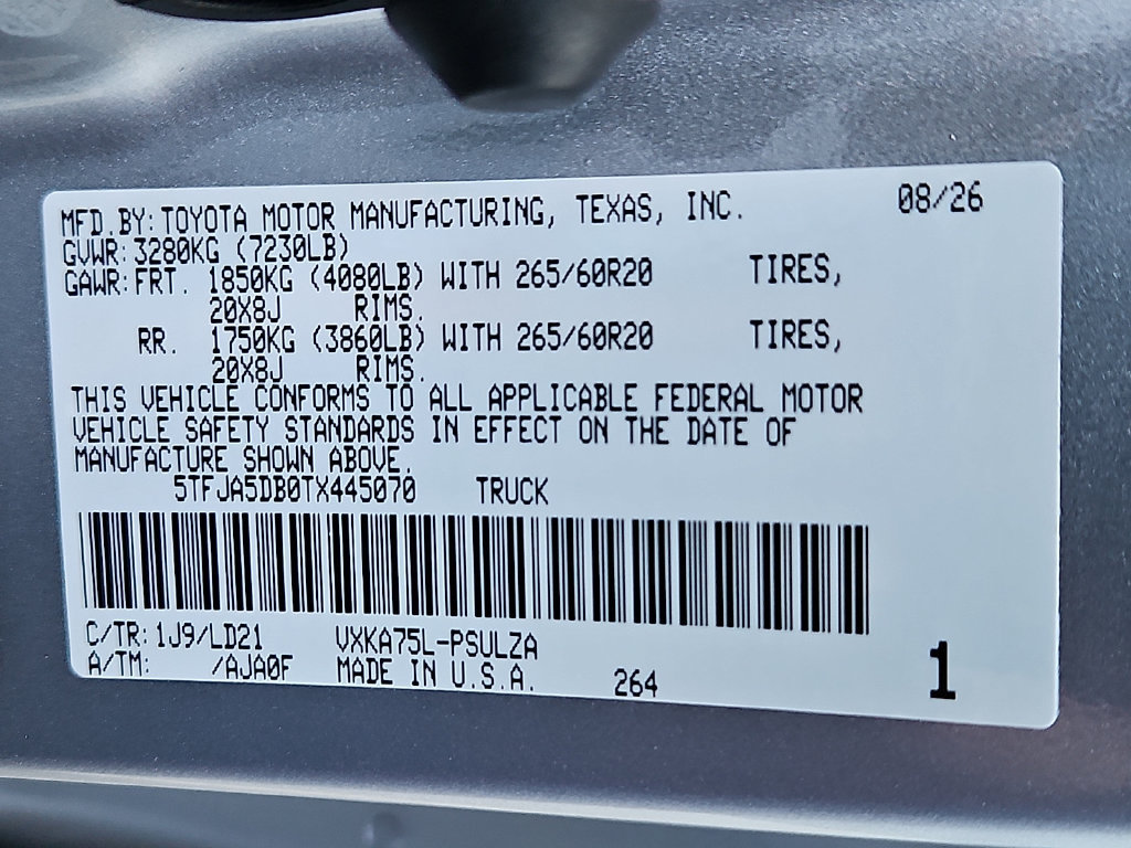 New 2026 Toyota Tundra Limited AWD/4WD image 20