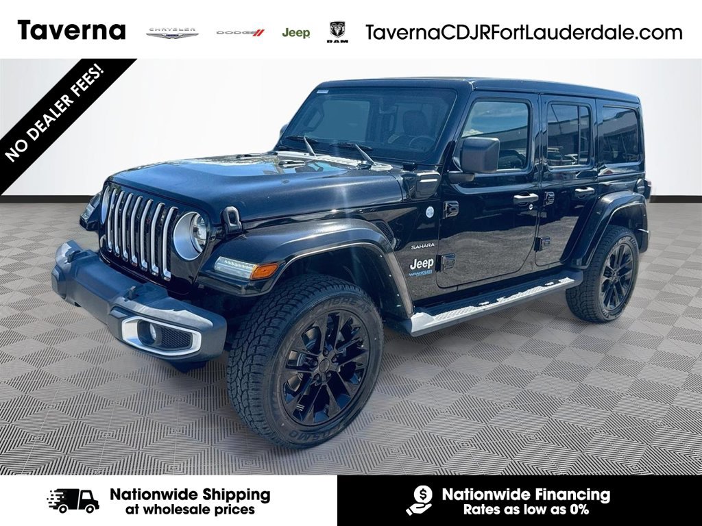 Certified 2021 Jeep Wrangler Unlimited Sahara w/ Cold Weather Group AWD/4WD image 1