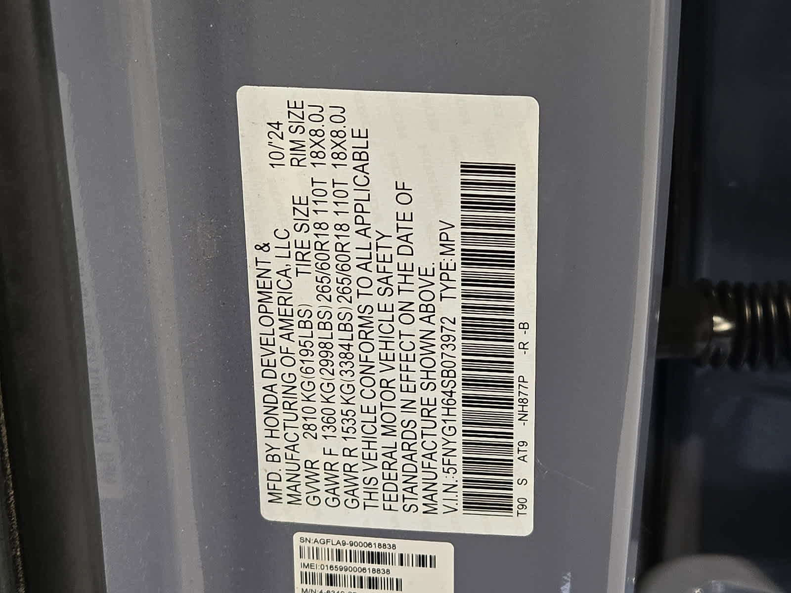 Certified 2025 Honda Pilot TrailSport image 28