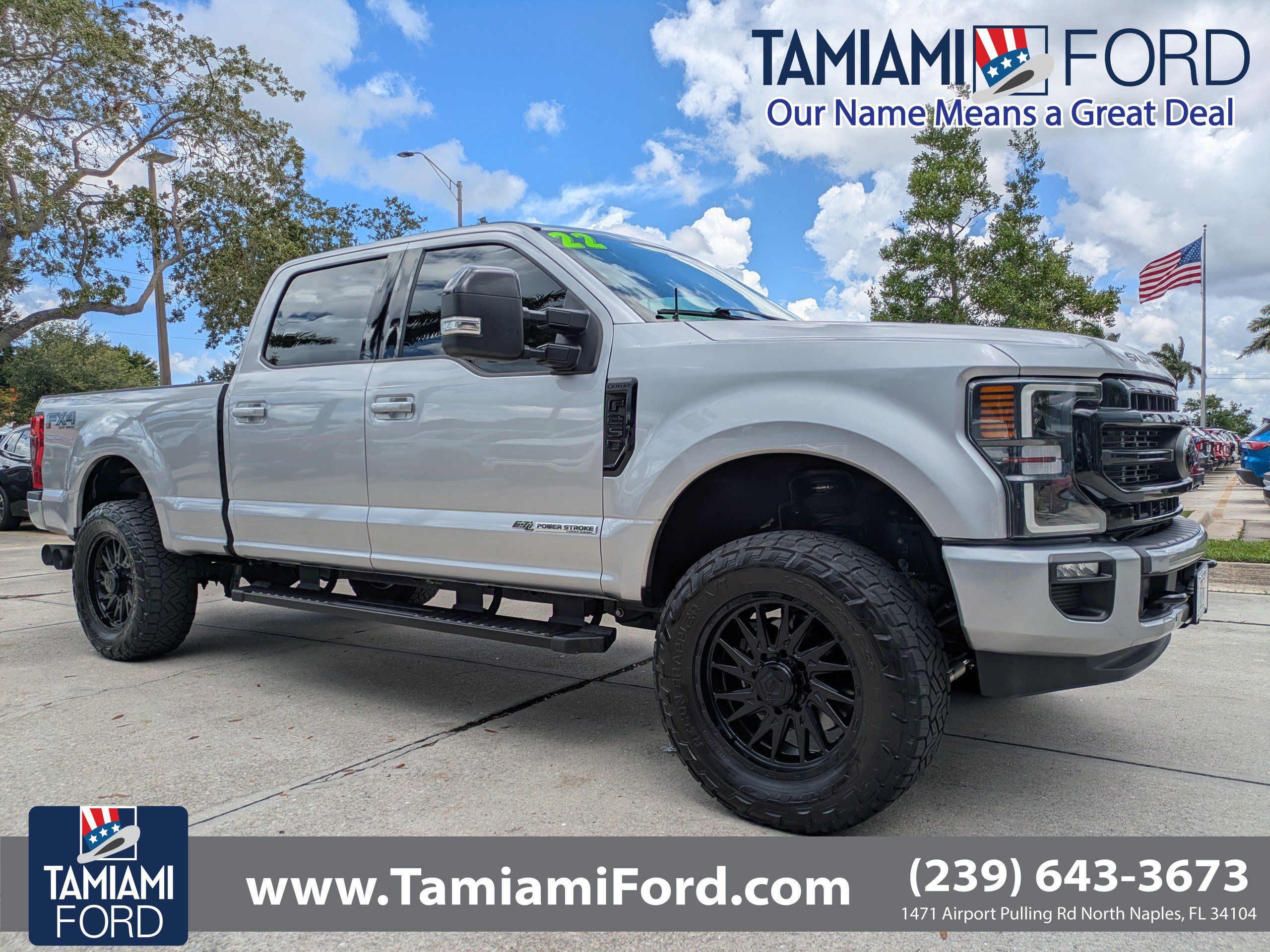 Used 2022 Ford F250 Lariat w/ Black Appearance Package AWD/4WD image 1