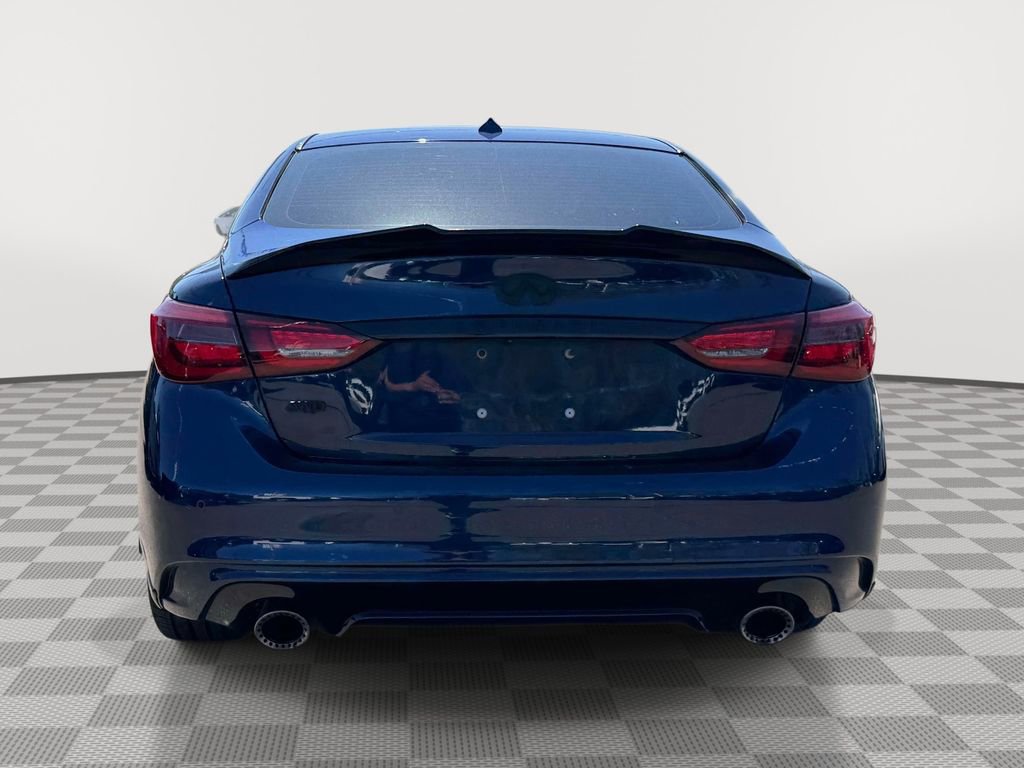 Used 2021 INFINITI Q50 Red Sport 400 w/ Cargo Package AWD/4WD image 9