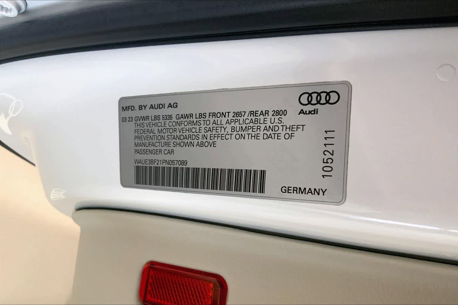 Used 2023 Audi A6 Premium Plus w/ Premium Plus Package AWD/4WD image 19