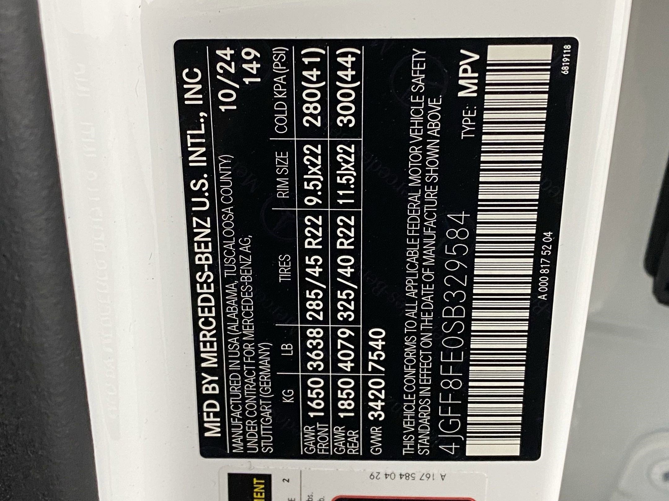 New 2025 Mercedes-Benz GLS 580 4MATIC image 21