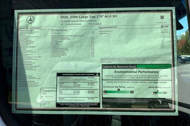 New 2026 Mercedes-Benz Sprinter 2500 image 35