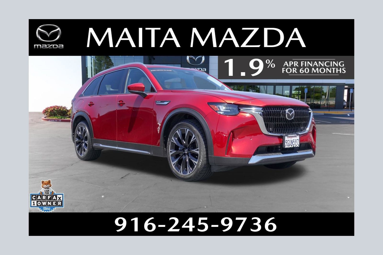 Certified 2024 MAZDA CX-90 Plug-In Hybrid w/ Premium Pkg AWD/4WD image 1