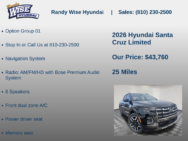 New 2026 Hyundai Santa Cruz Limited AWD/4WD image 5