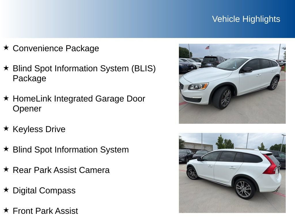 Used 2015 Volvo V60 T5 Cross Country w/ Convenience Package image 5