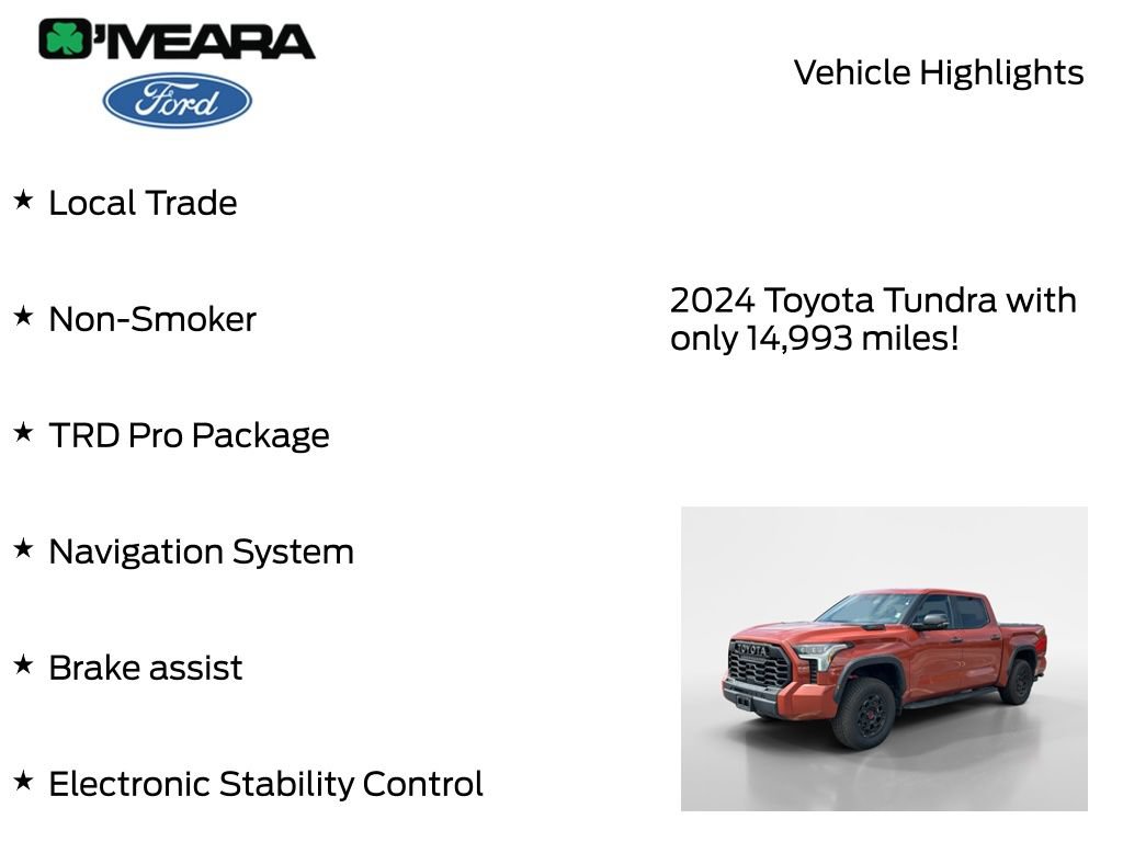 Used 2024 Toyota Tundra TRD Pro AWD/4WD image 7
