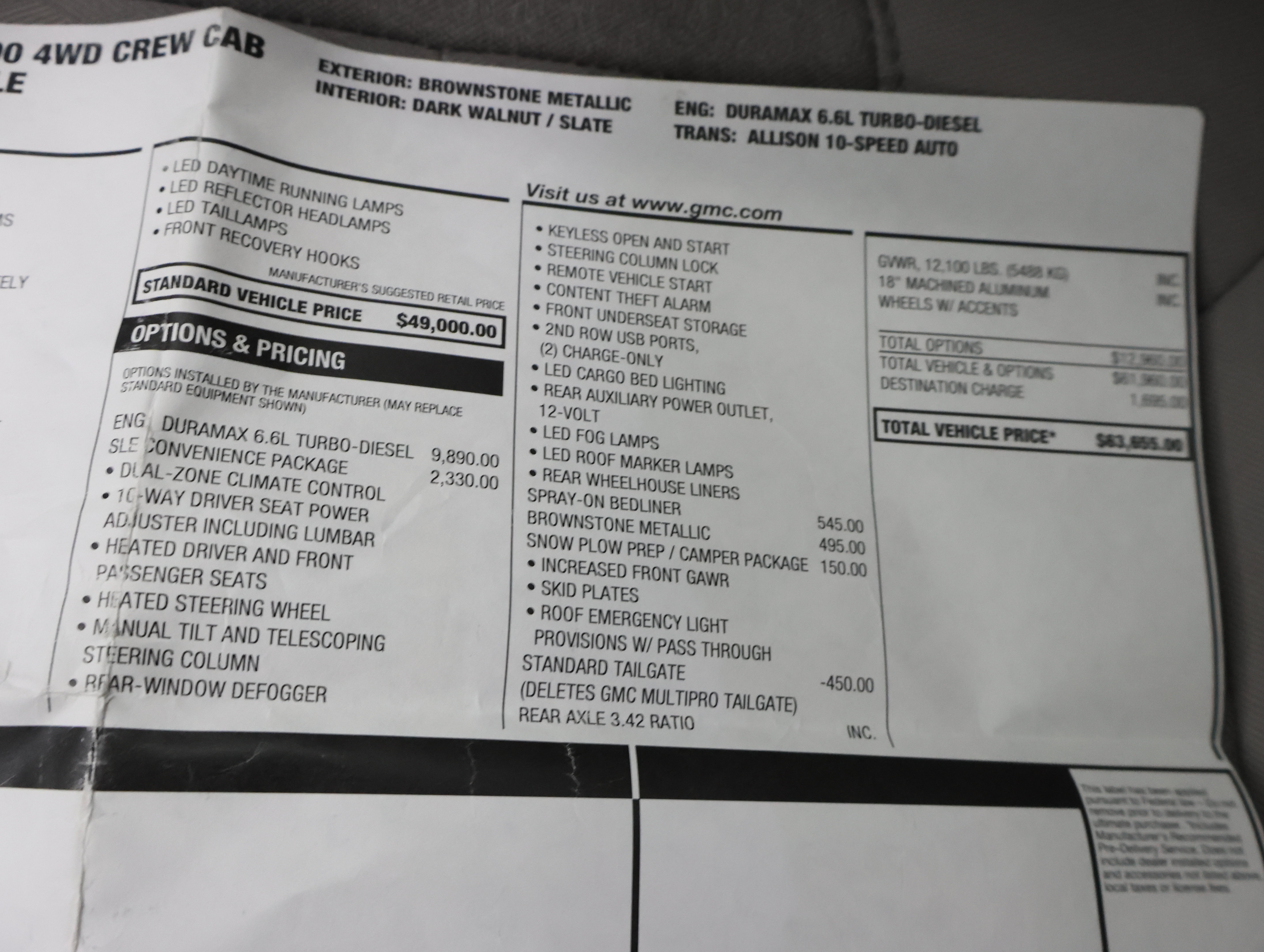 Used 2021 GMC Sierra 3500 SLE w/ SLE Convenience Package AWD/4WD image 61