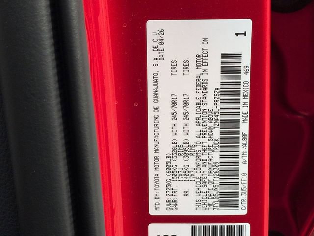 New 2026 Toyota Tacoma SR5 AWD/4WD image 30