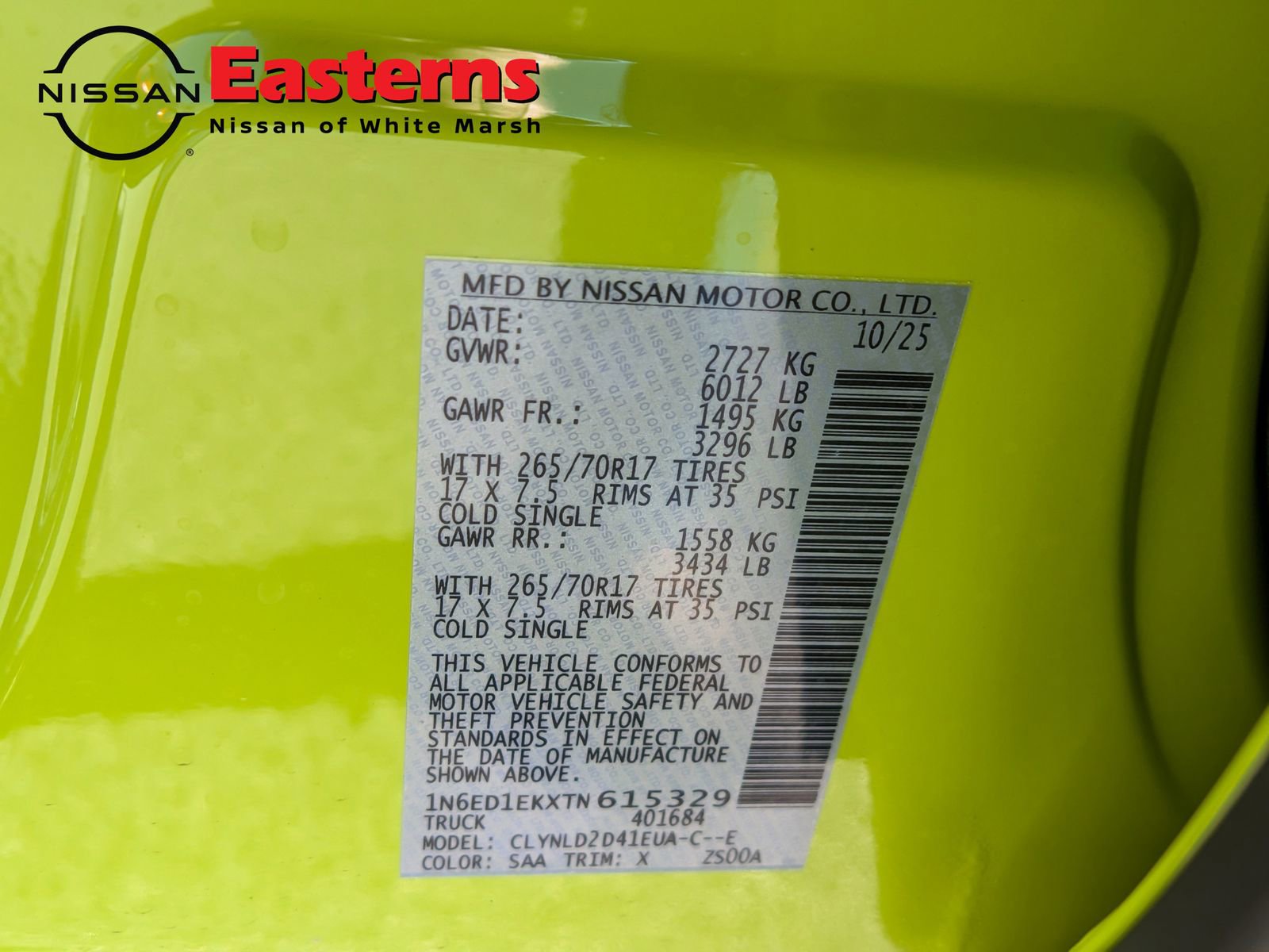 New 2026 Nissan Frontier PRO-4X w/ Pro-4x Convenience Package image 30