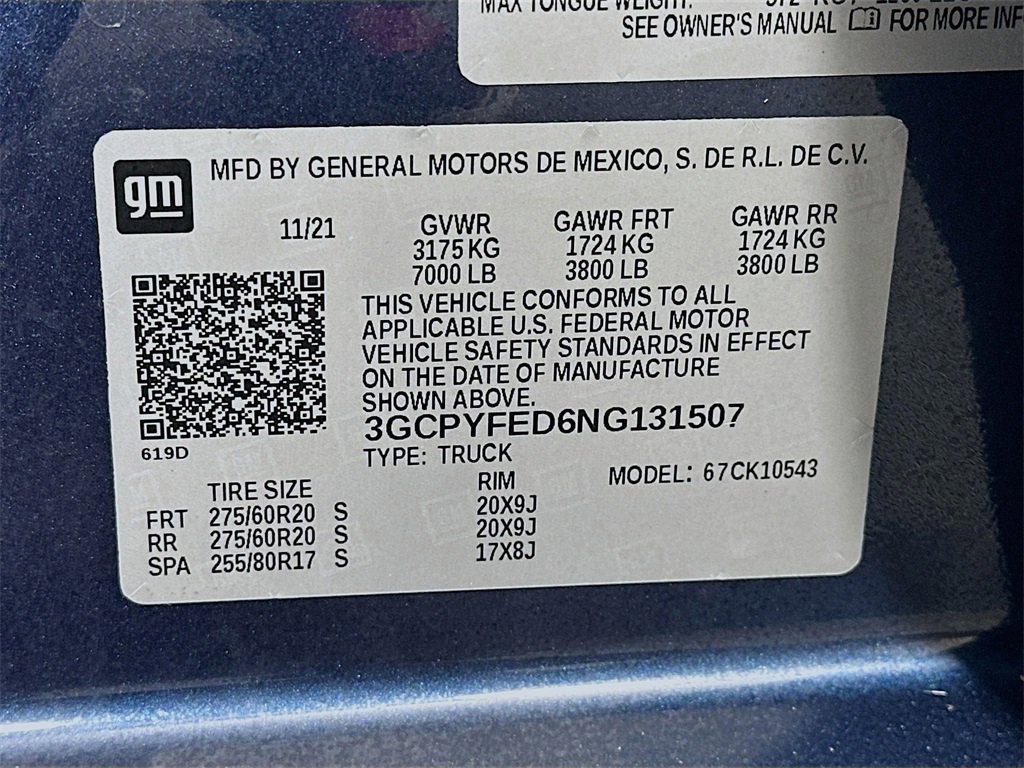 Used 2022 Chevrolet Silverado 1500 LT Trail Boss w/ LT Trail Boss Premium Package image 35