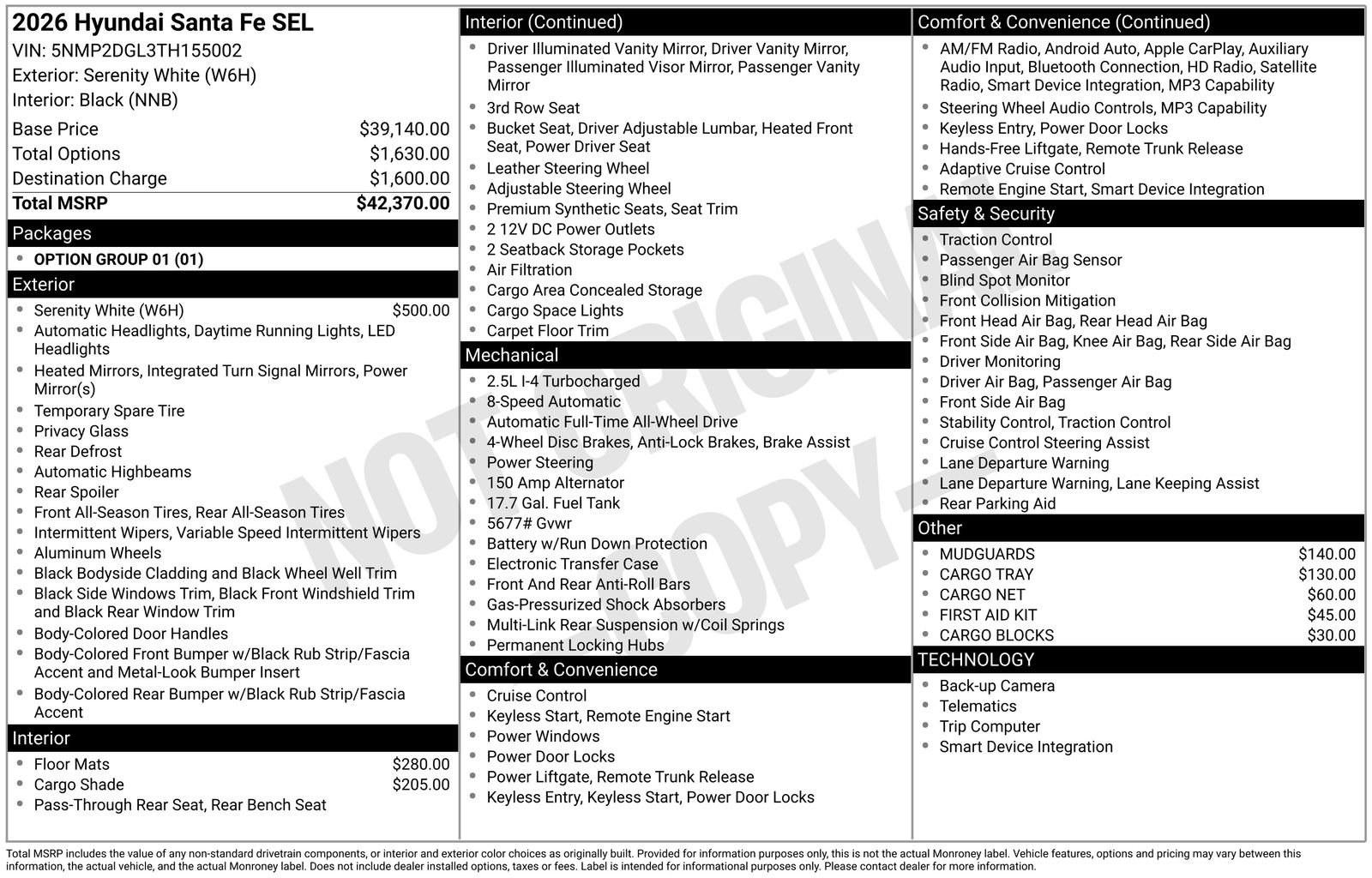 New 2026 Hyundai Santa Fe SEL image 9
