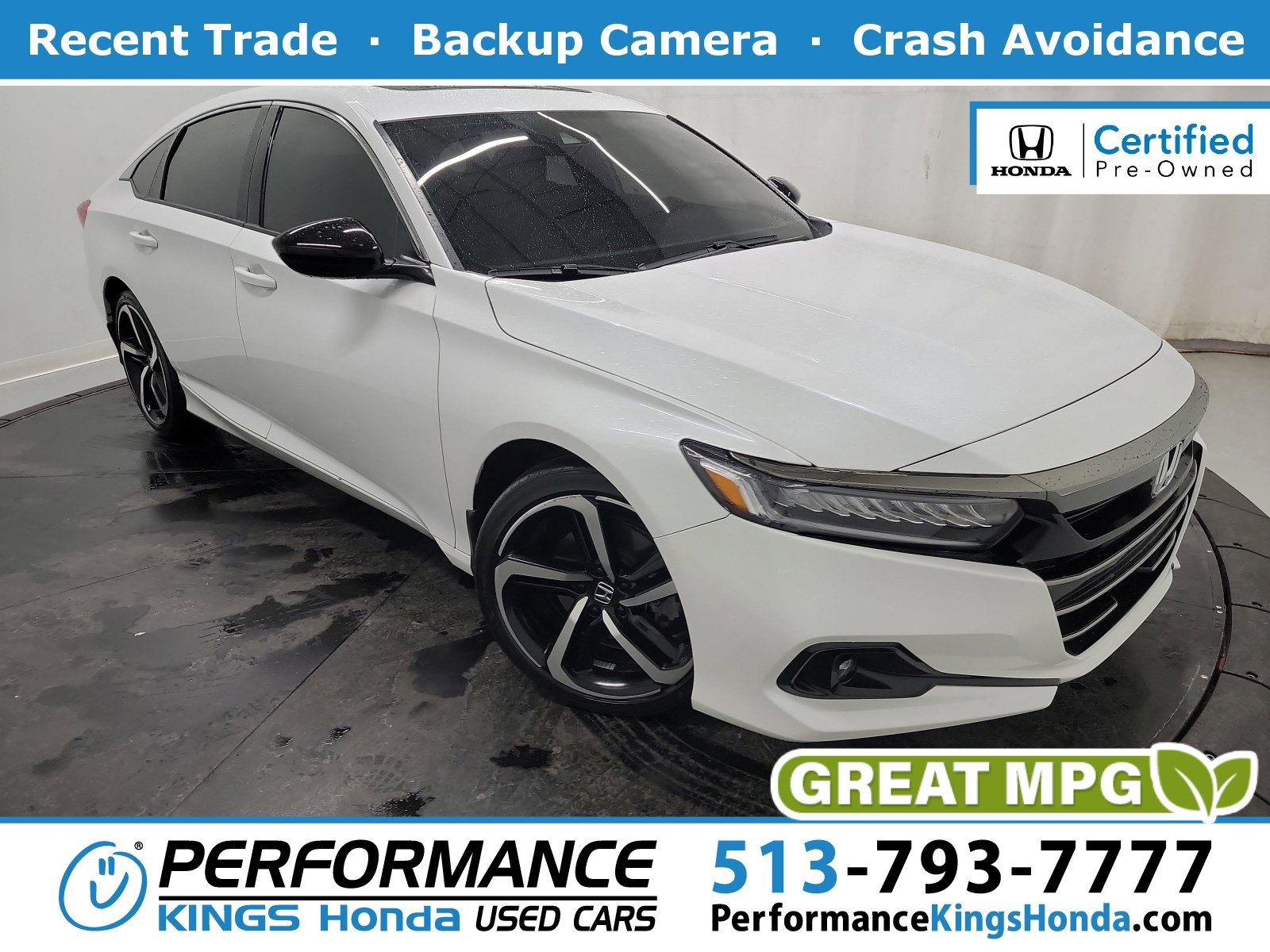 Certified 2022 Honda Accord Sport