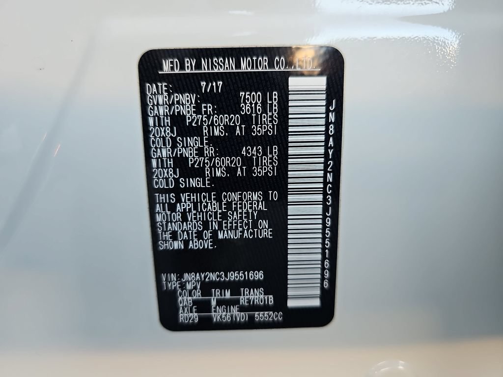 Used 2018 Nissan Armada Platinum w/ Cargo Package AWD/4WD image 26