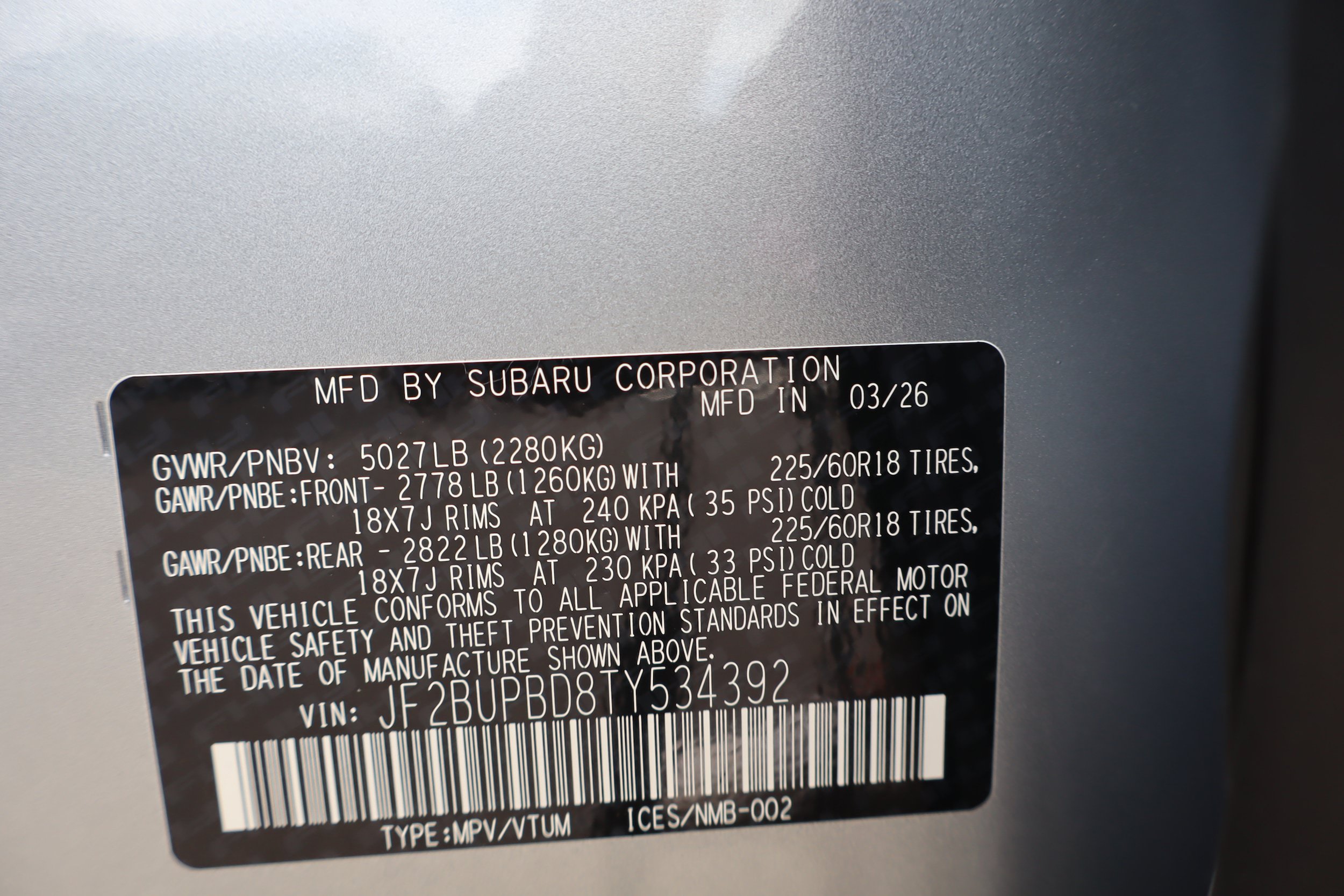 New 2026 Subaru Outback Premium AWD/4WD image 24