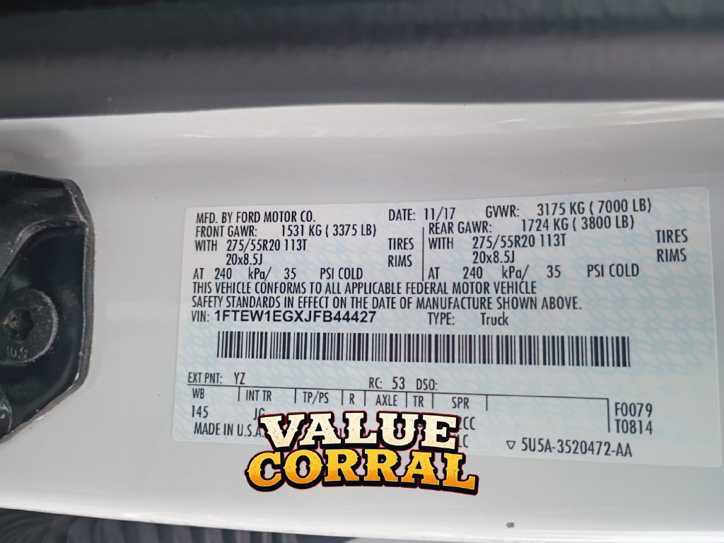 Used 2018 Ford F150 XL w/ Equipment Group 101A Mid AWD/4WD image 26