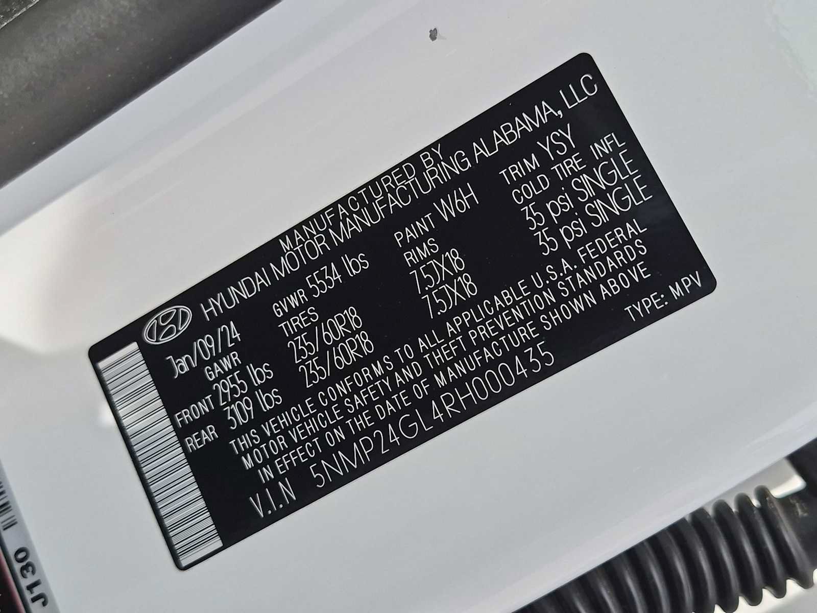 Certified 2024 Hyundai Santa Fe SEL FWD image 34