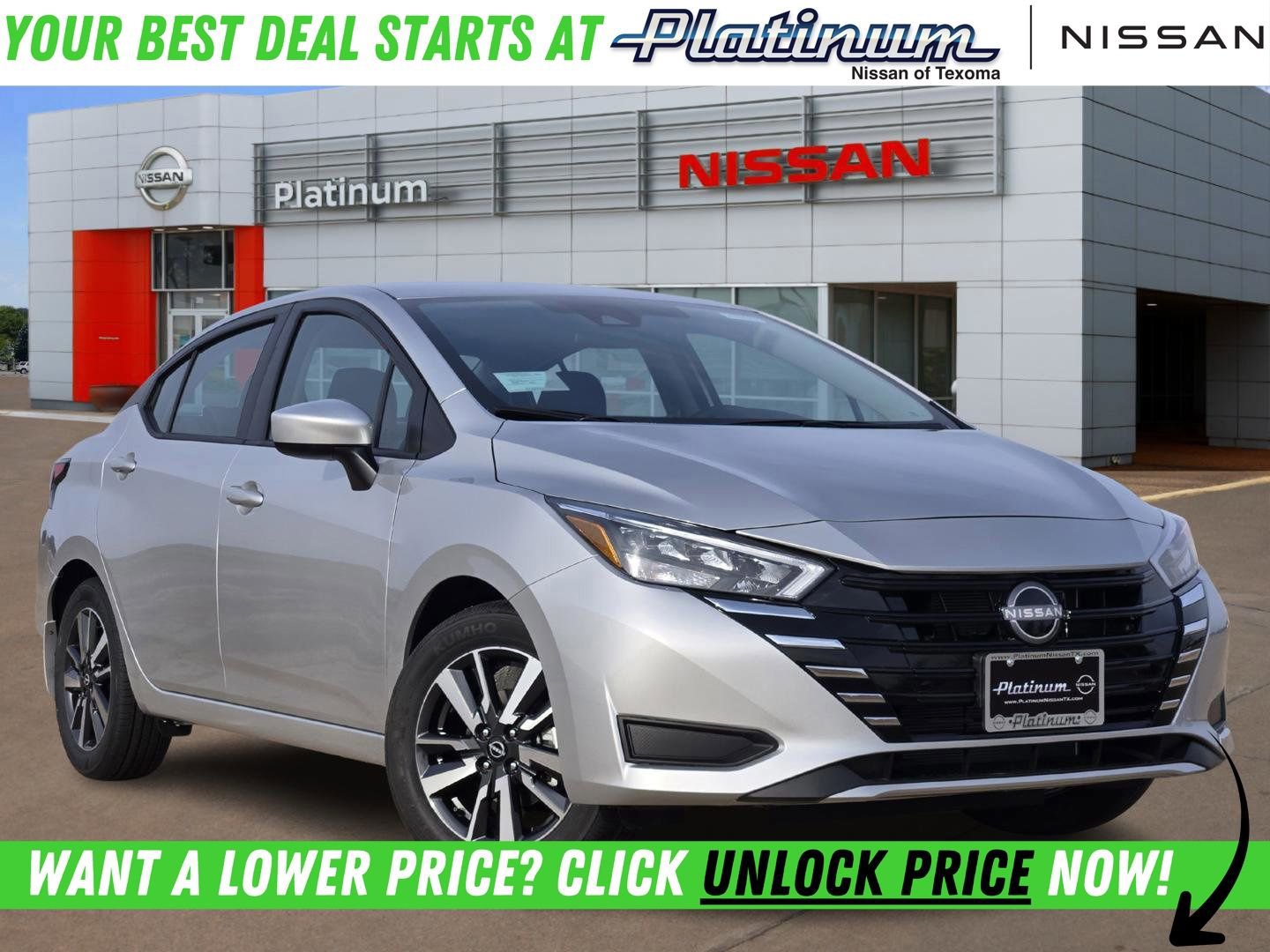 New 2025 Nissan Versa SV w/ Trunk Package image 1