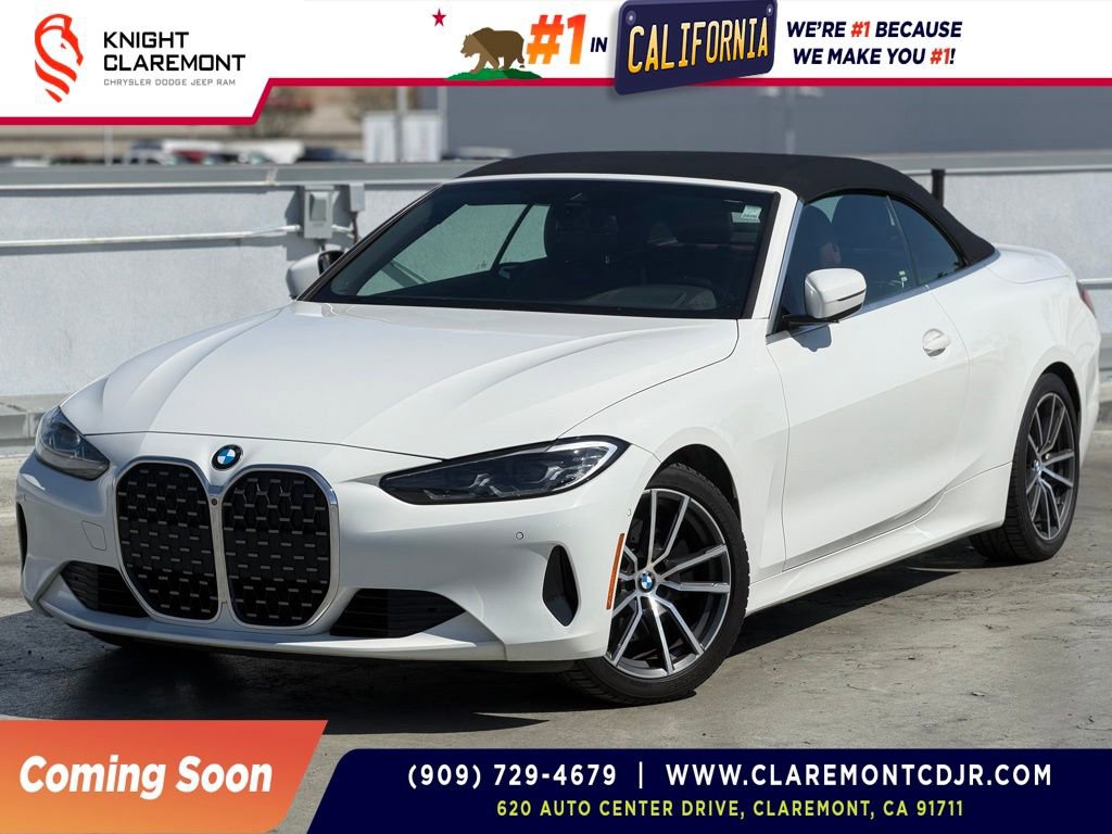 Used 2021 BMW 430i Convertible w/ Premium Package image 1