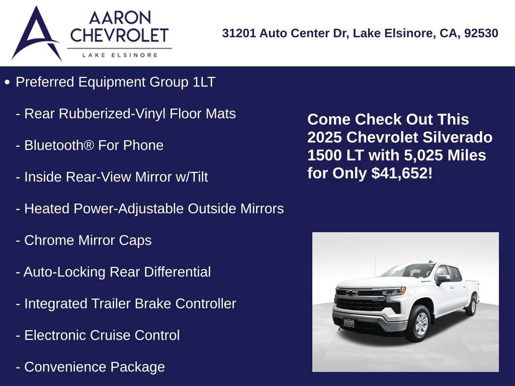 Used 2025 Chevrolet Silverado 1500 LT w/ LPO, Dark Essentials Package image 10