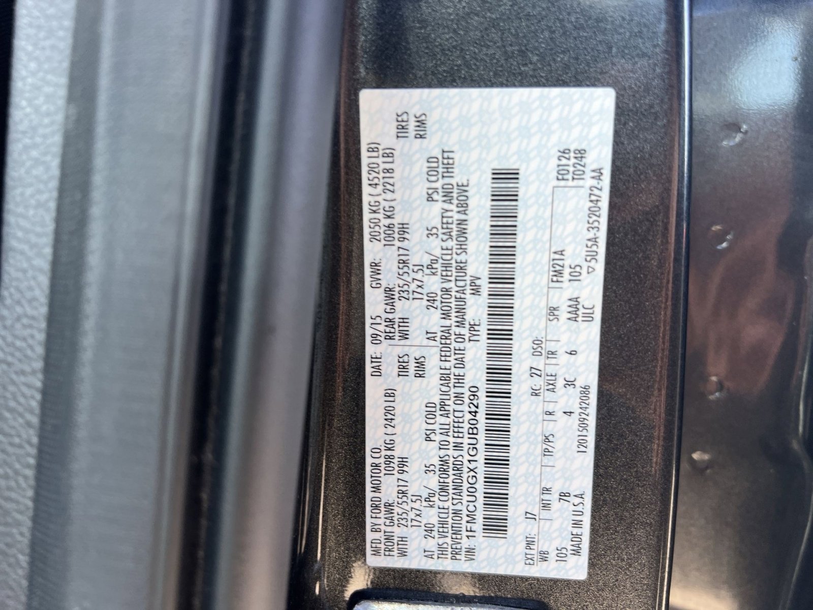 Used 2016 Ford Escape SE image 26